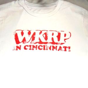 WKRP IN CINCINNATI White Tee With Station Call Letters